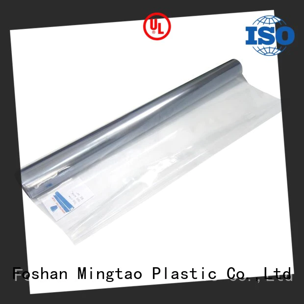 Mingtao High transparency transparent vinyl film supplier for table cover