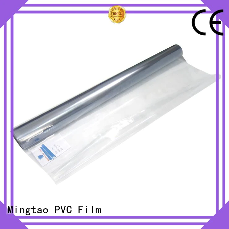 Mingtao solid mesh clear vinyl film ODM for table mat