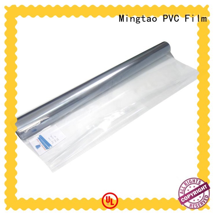 Mingtao High quality PVC clear pvc film transparent pvc film get quote for packing