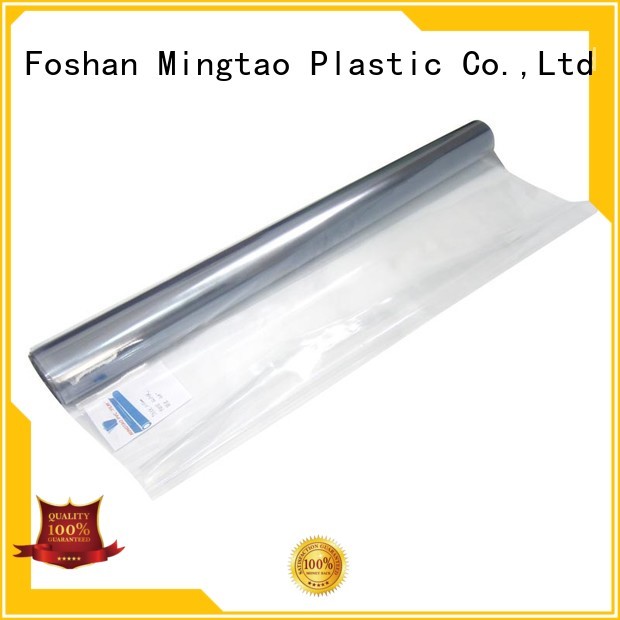 Mingtao durable clear pvc film transparent pvc film supplier for television cove