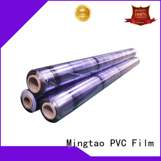 Mingtao funky pvc soft glass covering for table cover
