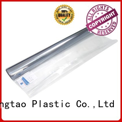 Mingtao durable pvc transparent sheet bulk production for table mat