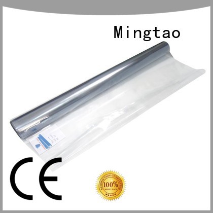 Mingtao High transparency pvc film transparent ODM for book covers
