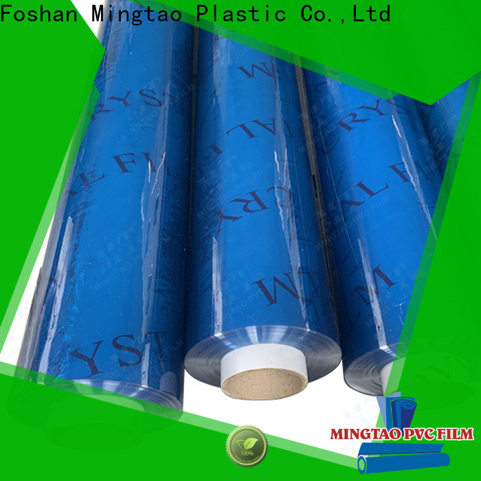 Mingtao at discount embossed pvc film bulk production for table mat