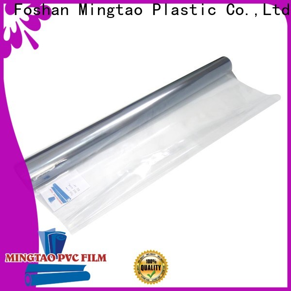 Mingtao High transparency pvc film roll supplier for television cove