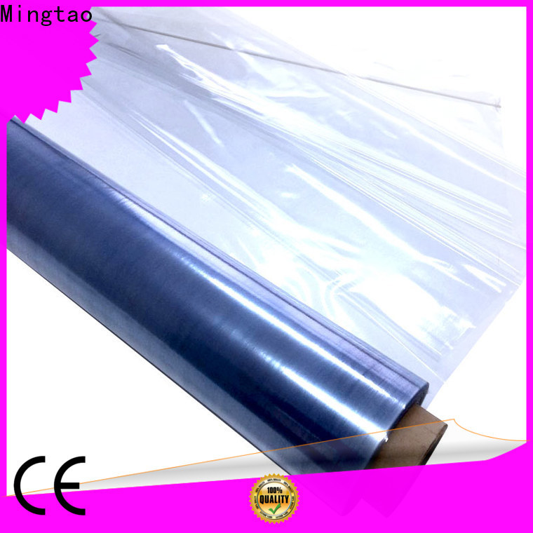 Mingtao Breathable clear pvc sheet roll OEM for table cover
