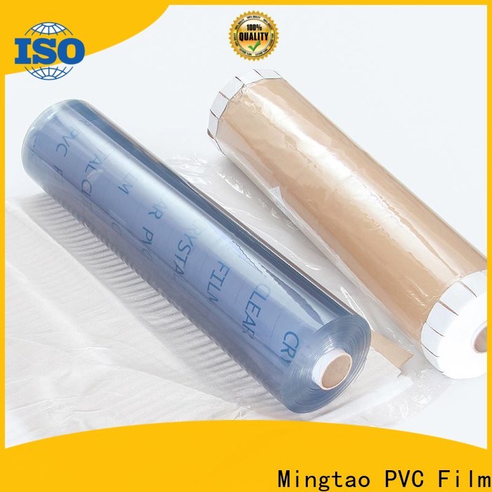 Mingtao durable pvc clear plastic rolls customization for television cove