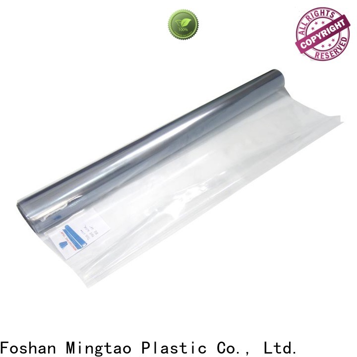 Mingtao durable pvc clear sheet manufacturer customization for table cover