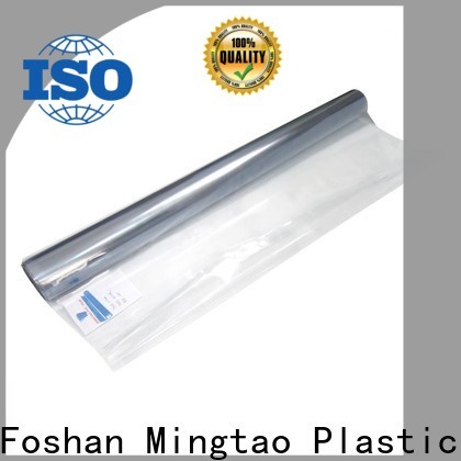 Mingtao High transparency flexible plastic sheet bulk production for television cove