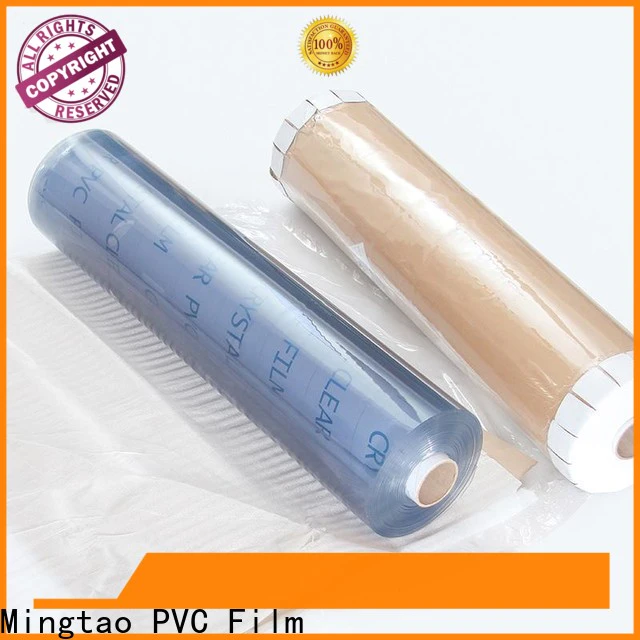 Mingtao solid mesh clear vinyl film free sample for packing