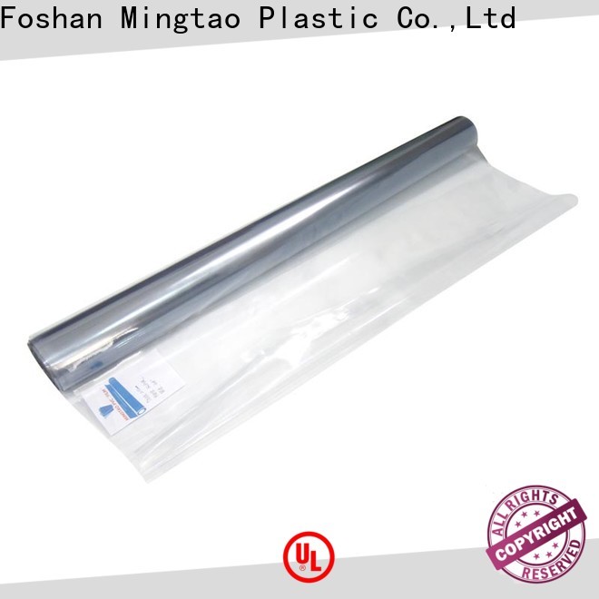 Mingtao on-sale flexible pvc sheet bulk production for table mat