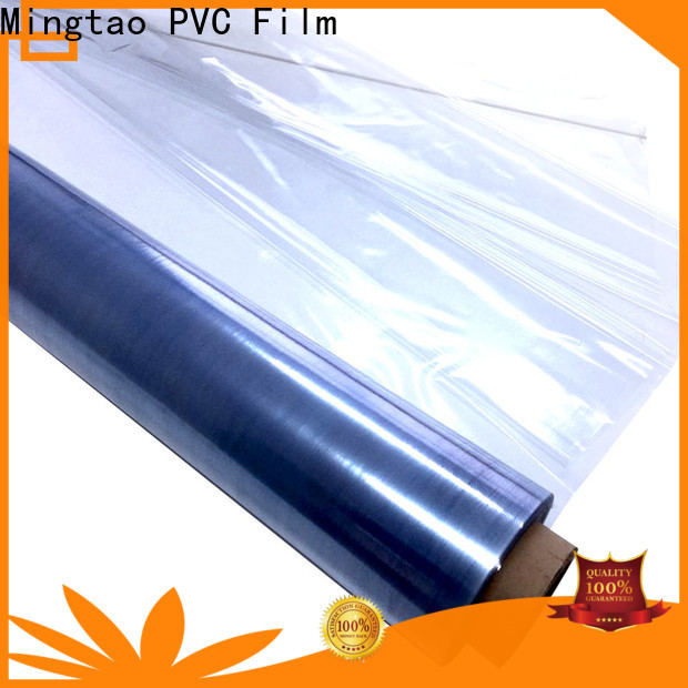 Mingtao non-sticky clear pvc sheet buy now for table mat