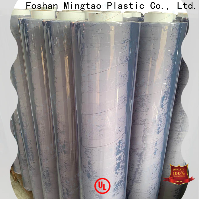 Mingtao pvc pvc plastic sheet roll ODM for table cover