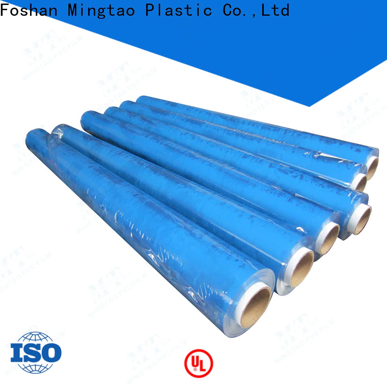 at discount clear pvc sheet roll blue OEM for table cover