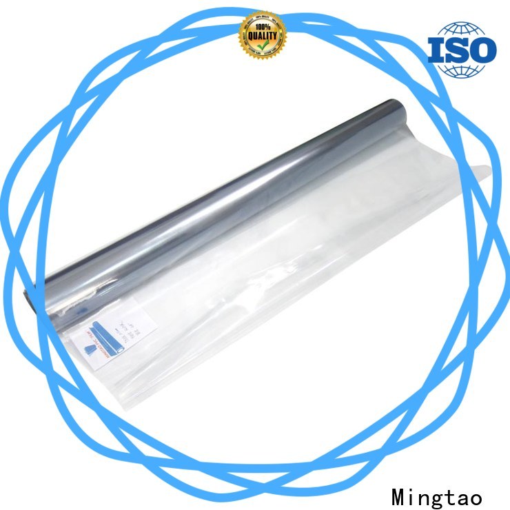 Mingtao High transparency manufacturer of pvc film OEM for table cover