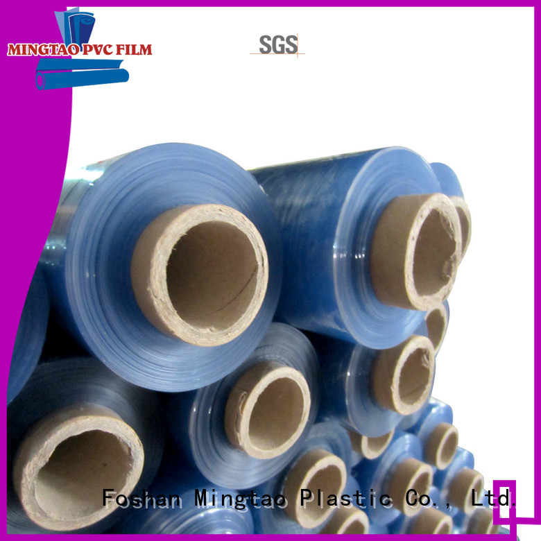 Mingtao blue PVC packaging film for furniture