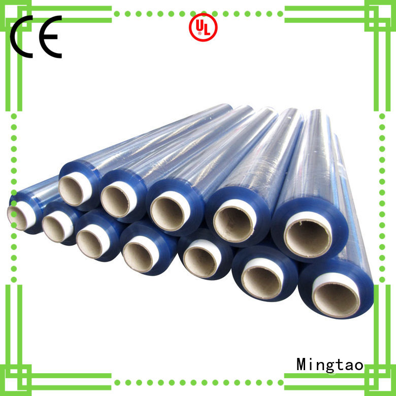 Mingtao waterproof transparent plastic sheet roll buy now for table mat