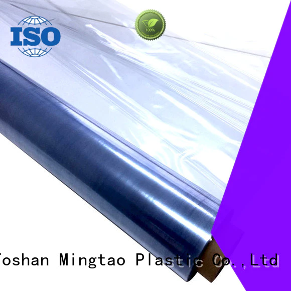 Mingtao waterproof clear pvc film transparent pvc film buy now for television cove