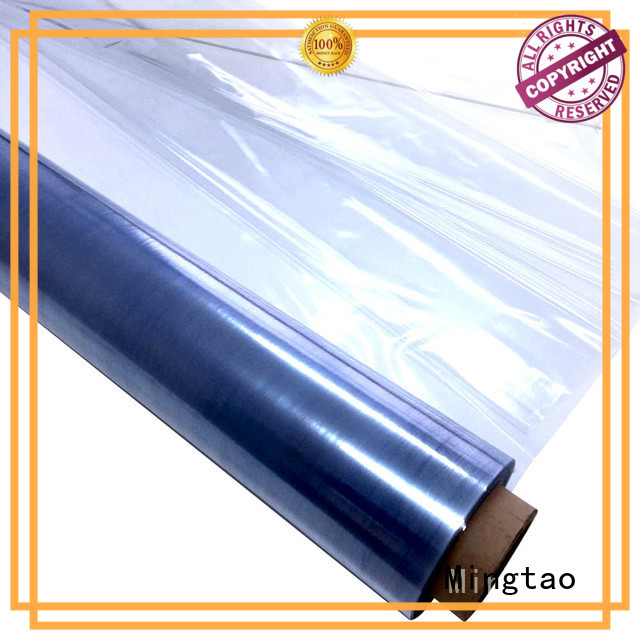 Mingtao High quality PVC transparent pvc film customization for book covers