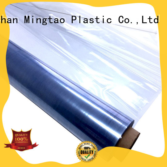 Mingtao durable pvc clear plastic rolls OEM for book covers