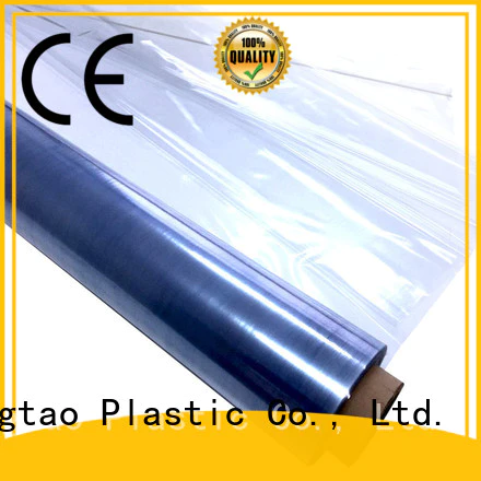 Mingtao High transparency flexible plastic sheet material customization for table mat