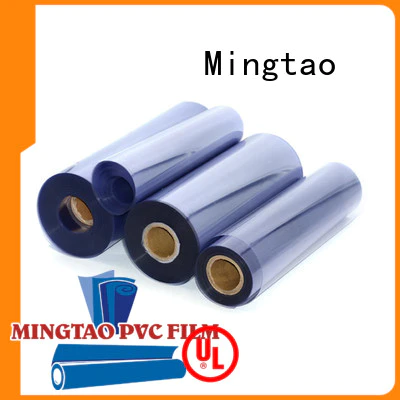 Mingtao waterproof clear vinyl film free sample for packing