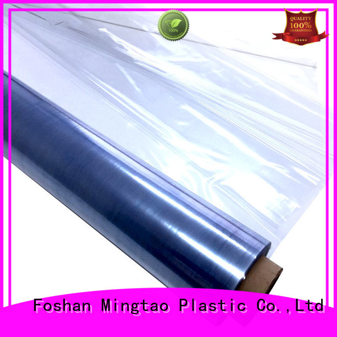 Mingtao High transparency pvc transparent sheet supplier for television cove