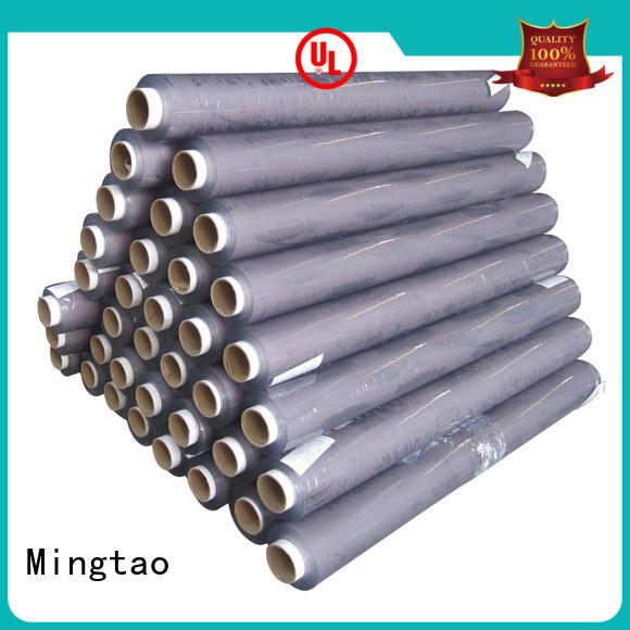 Mingtao flexible clear pvc sheet bulk production for television cove