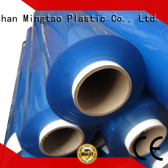 Mingtao soft clear pvc film plastic sheet rolls clear* pvc transparent sheet bulk production for table cover
