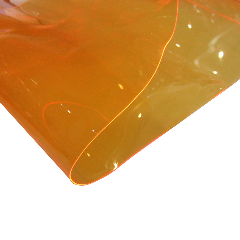 flexible colored transparent clear pvc film