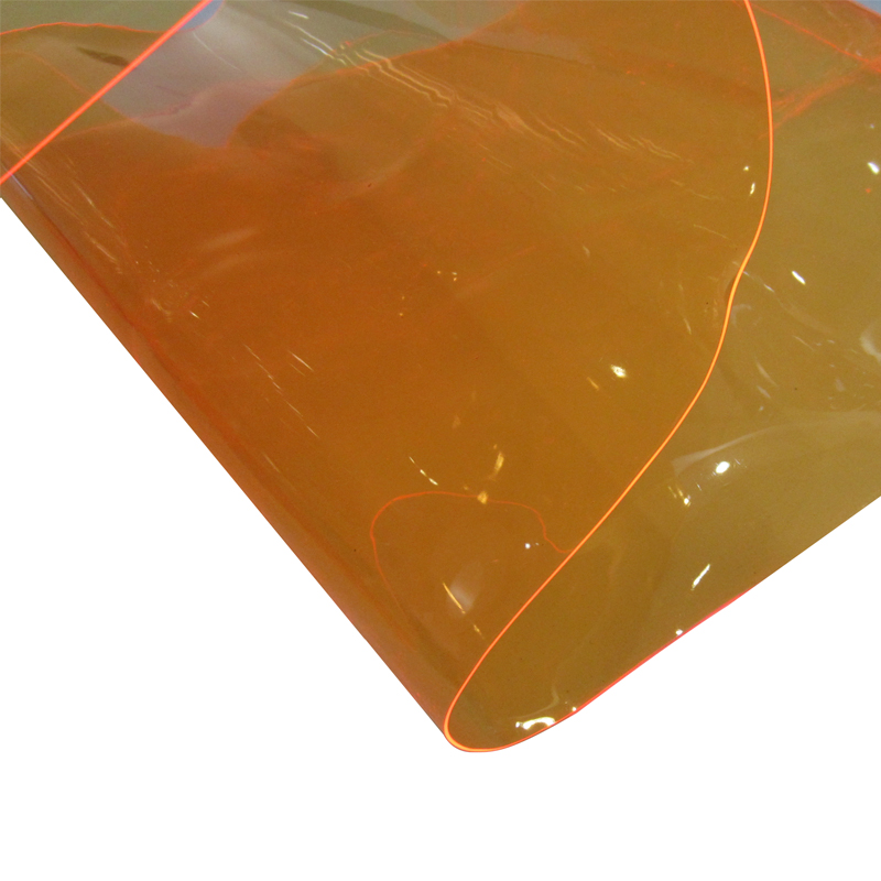 flexible colored transparent clear pvc film