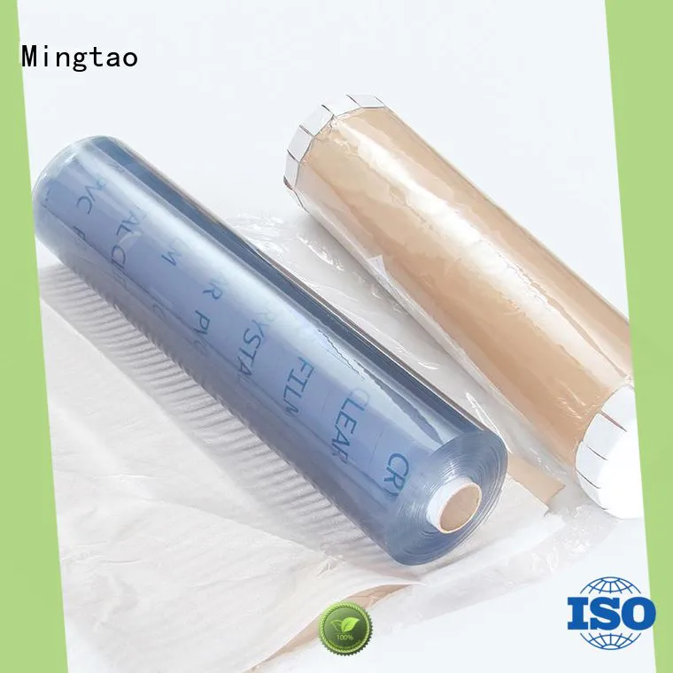 Mingtao super clear pvc plastic film supplier for television cove