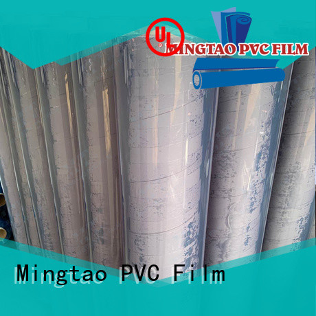 Mingtao soft pvc clear plastic sheet OEM for television cove