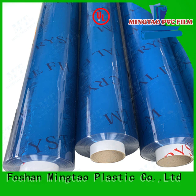 Mingtao solid mesh embossed pvc film customization for packing