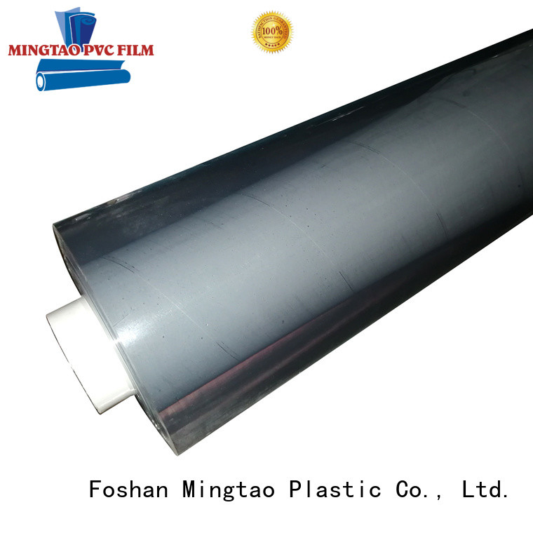 Mingtao flexible pvc film transparent OEM for packing