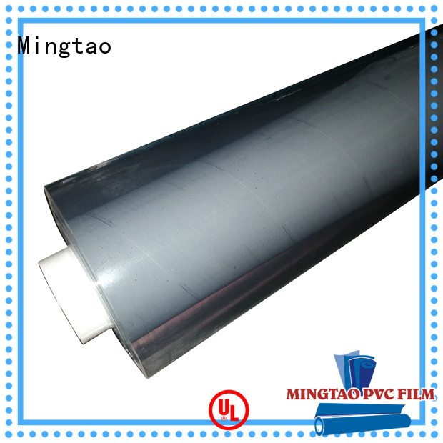 Mingtao blue clear pvc sheet free sample for book covers