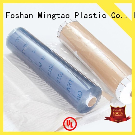 Mingtao super clear transparent pvc film buy now for table cover