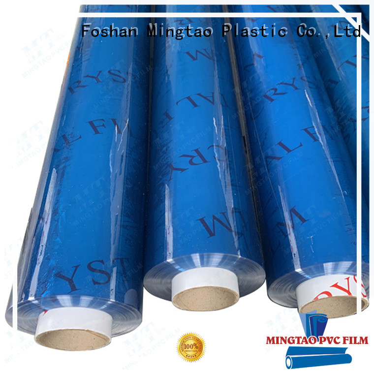Mingtao at discount translucent pvc film OEM for packing