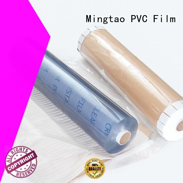 Mingtao transparent black pvc sheet supplier for table mat