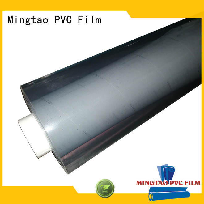 Mingtao durable pvc film transparent bulk production for book covers